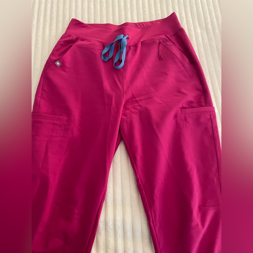 Magenta high waisted Zamora joggers